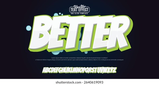 3d better editable text effect