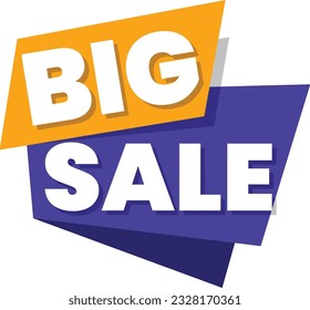 3D Big Sale Promotion Banner