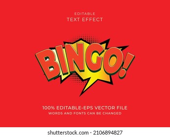 3D Bingo Text Design Effects