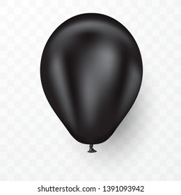 3D black balloon design for parties and celebrations