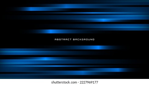 Capa de solapamiento de fondo abstracto geométrico 3D azul oscuro en el espacio oscuro con decoración de efecto de banda. Diseño gráfico minimalista concepto de estilo futuro para banner, volante, tarjeta o portada