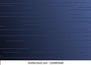 
3d black blue shiny lines on background. Geometric background of stripes.