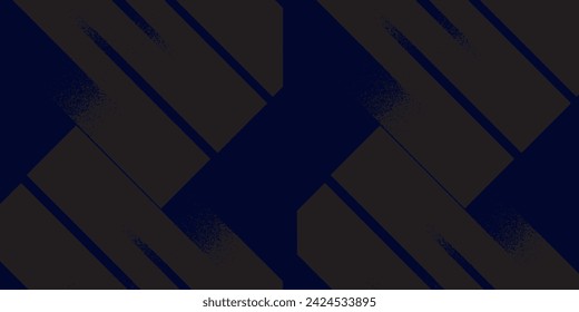 Fondo abstracto geométrico negro 3D superpone la capa en el espacio oscuro con la decoración de líneas diagonales.