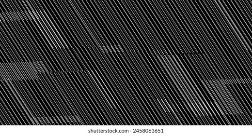 Fondo abstracto geométrico negro 3D superpone la capa en el espacio oscuro con la decoración de líneas diagonales. Moderno