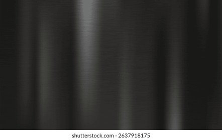 3d black metal texture background. vector illustration