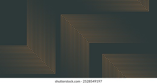 3D black orange techno abstract background overlap layer on dark space with glowing lines decoration. Modern graphic design element arrows style concept for web, poster, flyer, card, or brochure cover