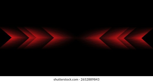 3D black red techno abstract background overlap layer on dark space with glowing lines decoration. Modern graphic design element rhombus style concept for web, poster, flyer, card, or brochure cover