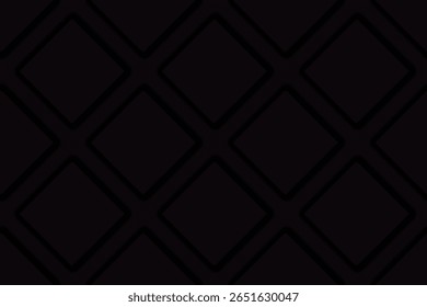 3D black square plate seamless pattern horizontal background graphic illustration.
