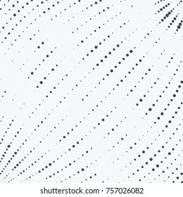 plantilla de página abstracta de estilo 3D de medio tono negro y blanco. Ilustración del vector