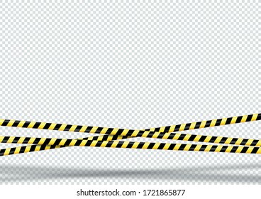 3d Black and Yellow Striped Warning Tape Background