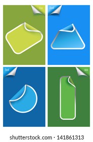 3d blank sheet of paper page with curl