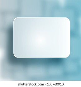 3D Blank Square for Your Text - Vector Design