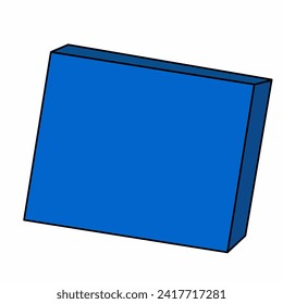 3D-Blöcke für Bannerdesign. Auf weißem Hintergrund. Vektorgrafik