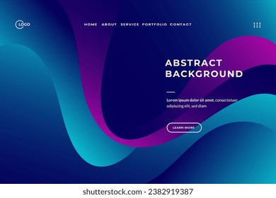 3d Blue Abstract Background Liquid that is perfect for website design