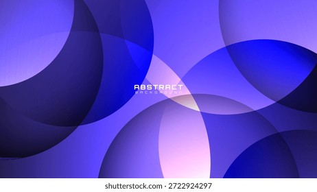 O plano de fundo abstrato azul 3D sobrepõe a camada no espaço escuro com a decoração de efeito de círculos brilhantes. Conceito de estilo de recorte de elemento de design gráfico moderno para banner da Web, arte, folheto, cartão ou capa de folheto