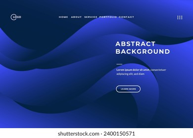 3D Blue Abstract Background Wave is perfect for creating an aesthetic look. It's versatile enough to be used for a variety of purposes