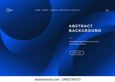 3D Blue Abstract Background Wave is perfect for creating an aesthetic look. It's versatile enough to be used for a variety of purposes