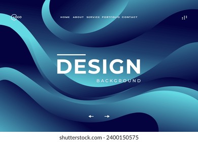 3D Blue Abstract Background Wave is perfect for creating an aesthetic look. It's versatile enough to be used for a variety of purposes