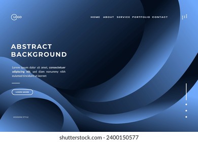 3D Blue Abstract Background Wave is perfect for creating an aesthetic look. It's versatile enough to be used for a variety of purposes