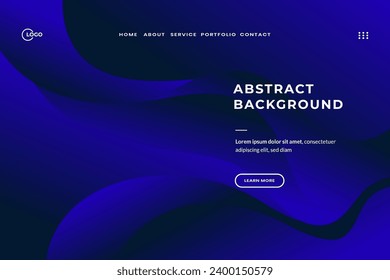 3D Blue Abstract Background Wave is perfect for creating an aesthetic look. It's versatile enough to be used for a variety of purposes