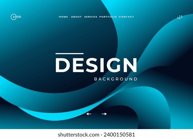 3D Blue Abstract Background Wave is perfect for creating an aesthetic look. It's versatile enough to be used for a variety of purposes