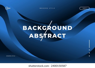 3D Blue Abstract Background Wave is perfect for creating an aesthetic look. It's versatile enough to be used for a variety of purposes