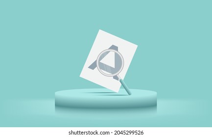 3d blue background for your brand