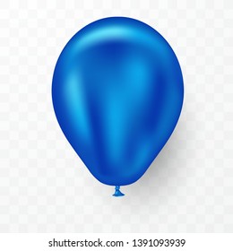 
3D blue balloon design for parties and celebrations