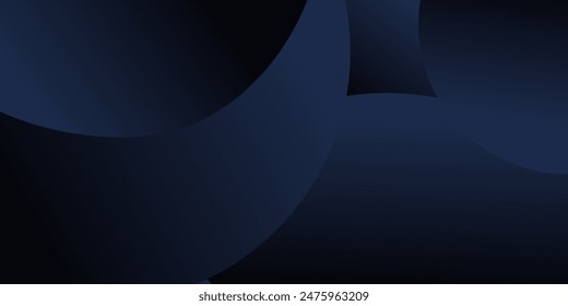 3D blue geometric fluid abstract background. Minimalist modern graphic design