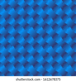 3D Blue Jigsaw Gradient Tile Seamless Pattern Background Vector Illustration 002
