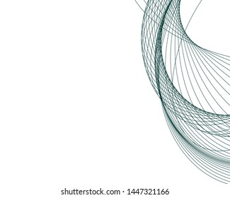 3D blue line background decor
