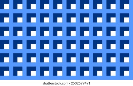 3D blue plaid texture, light blue scott grid pattern, repeat seamless style, replete image design for fabric printing, rectangle