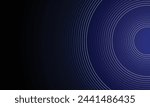 3D blue techno abstract background overlap layer on dark space with glowing dots shape decoration. Modern graphic design element dotted line style concept for banners, flyer, card, or brochure cover