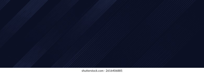3D blue techno abstract background overlapping on dark space with rounded lines effect.