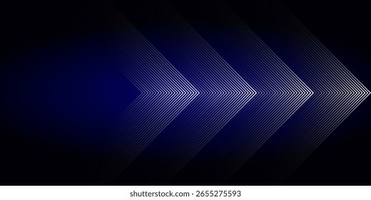 O fundo abstrato do techno azul 3D sobrepõe a camada no espaço escuro com a decoração brilhante da forma dos pontos. Conceito de estilo de linha pontilhada de elemento de design gráfico moderno para banners, folheto, cartão ou capa de brochura
