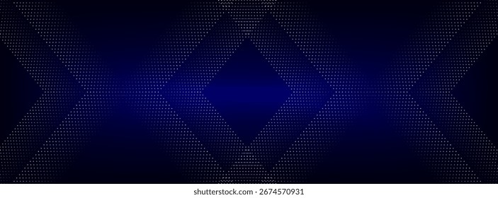 3D blue techno abstract background overlap layer on dark space with glowing dots shape decoration. Modern graphic design element. eps10,website