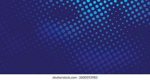 3D blue techno background. Big data visualization on dark space with dotted lines shape effect decoration. Modern graphic design element dots circle style concept for flyer, card, or brochure cover 