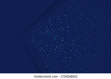 3d blue textured style overlap background