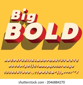 3d bold text vector graphic illustration with white, red color and strokes, suitable for advertisement, title, business, banner, promotion and office, etc.