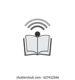 3D Book with signal logo
