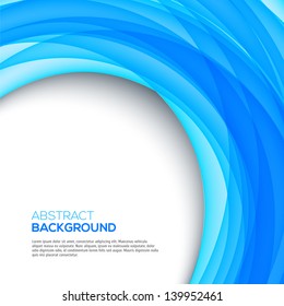 3D Bright blue background
