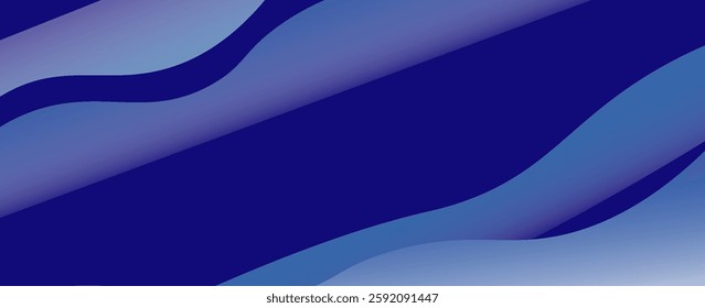 3D Bright White and blue background. vector