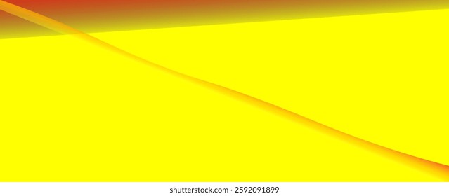3D Bright yellow and red background. vector