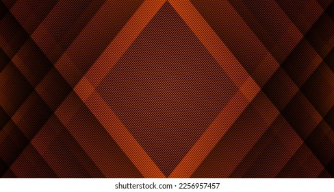 La capa de fondo abstracto geométrico 3D se solapa en el espacio oscuro con la decoración de líneas diagonales. Diseño gráfico moderno estilo hombus para banner, volante, tarjeta, portada de folletos o página de inicio