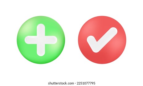 3.d marca de verificación de burbuja o confirmación y botón de icono circular para aplicaciones y símbolos de sitio web