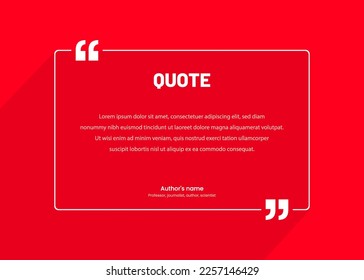 3D bubble testimonial banner, quote, infographic. Social media post template designs for quotes. Empty speech bubbles, quote bubbles and text box. Vector Illustration EPS10.