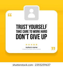 3D bubble testimonial banner, quote, infographic. Social media post template designs for quotes. Empty speech bubbles, quote bubbles and text box. Vector Illustration EPS10.