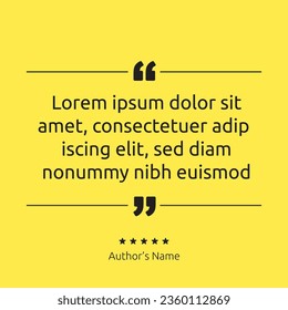 3D bubble testimonial banner, quote, infographic. Social media post template designs for quotes. Empty speech bubbles, quote bubbles and text box. Vector Illustration EPS10.