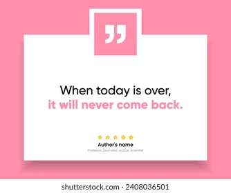 3D bubble testimonial banner, quote, infographic. Social media post template designs for quotes. Empty speech bubbles, quote bubbles and text box. Vector Illustration EPS10.