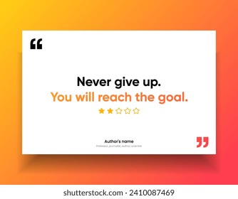 3D bubble testimonial banner, quote, infographic. Social media post template designs for quotes. Empty speech bubbles, quote bubbles and text box. Vector Illustration EPS10.